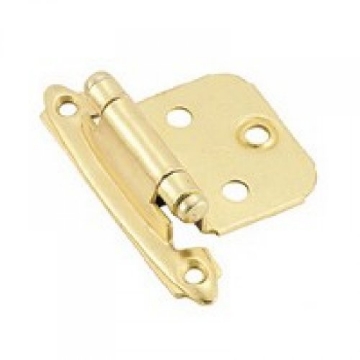 Picture of Amerock BPR34293 Amerock | Cabinet 𝐇inge | Variable Overlay 𝖧inge | Polished Brass | 2 Pack | Self-Closing Ｈinge | Face Mount Hinge | Cabinet Door ᕼinge (EA)