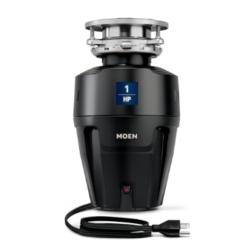 Picture of Moen EX100C Moen Chef Series 1 HP Continuous Feed Garbage Disposal, Power Cord Included, EX100C (EA)