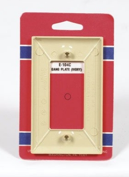 Picture of US HARDWARE E-104C Ush Wall Plate 2 - 3/4" X 4 - 1/2" Ivory (EA)