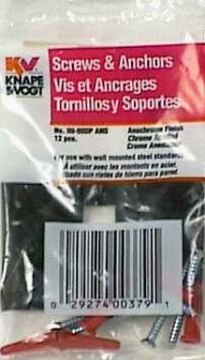 Picture of Knape & Vogt 80-88DP ANO Knape & Vogt Zinc Regular Duty Shelf Screws 1-1/2 in. L (PK-20-EA)