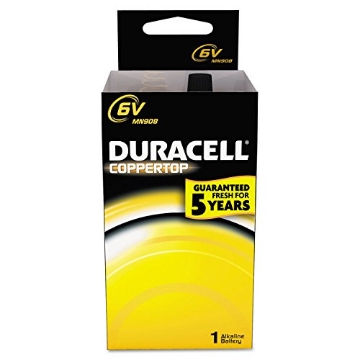 Picture of DURACELL(R) MN908 Duracell MN908 Coppertop Alkaline Lantern 908 Battery, 6-Volt, 1-Battery (EA)