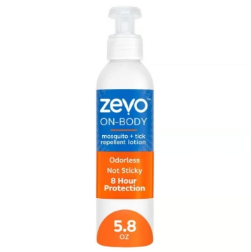 Picture of GILLETTE COMMERCIAL OPERATIONS NORT 818135018650 Zevo On-Body Lotion Insect Repellent Lotion for Mosquitoes/Ticks 5.8 oz (PK-12-EA)