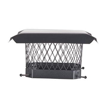 Picture of HY-C CO SC99 Shelter 9" x 9" Single Flue Bolt-On Chimney Cap, Fully Assembled, Galvanized Steel (EA)