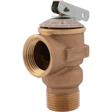 Picture of Cash Acme 14917-0075 Cash Acme 3/4 Inch RV FWL-2 Pressure Relief Valve, Bronze, 75 PSI, 14917-0075 (EA)