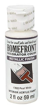 Picture of HOMEFRONT 17600 Homefront Metallic Pearl White Hobby Paint 2 oz. (PK-3-EA)