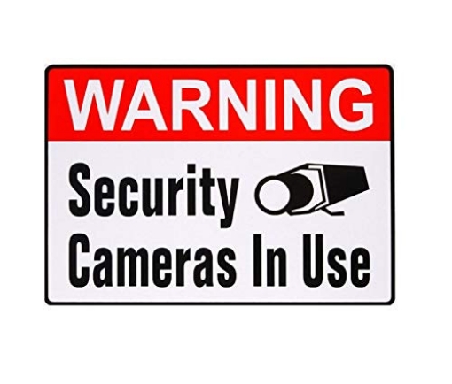 Picture of HILLMAN 843336 DECAL SECURITY CAM 4X6"6 (PK-6-EA)