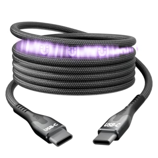 Picture of STATIK PUP-0550-3FT-CC Statik MagStack Pro USB C to USB C Cable, Magnetic Type C Charger Fast Charging Cord, On The Go Magnetic Charging Cable for Car, Compatible with 16 Pro Max, 15, Galaxy S21 S20 Ultra, 100W 3FT/1M (EA)