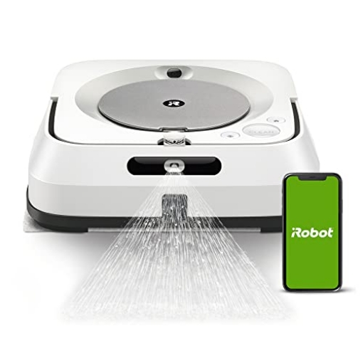 Picture of IROBOT CORPORATION M611020 iRobot Braava Jet M6 (6110) Ultimate Robot Mop- Wi-Fi Connected, Precision Jet Spray, Smart Mapping, Works with Alexa, Ideal for Multiple Rooms, Recharges and Resumes, White (EA)