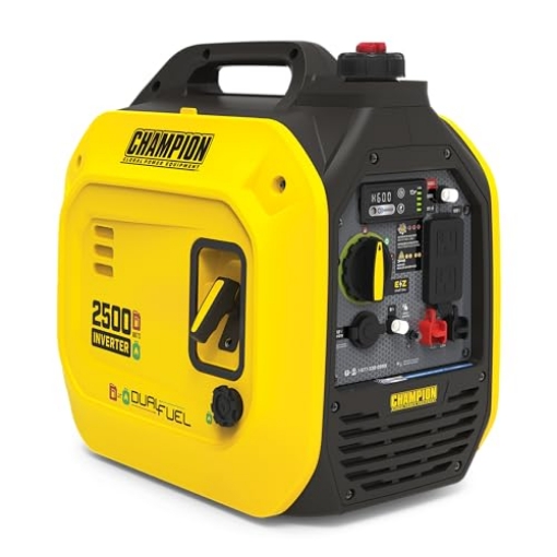 Picture of Champion Spark Plugs 201323 Champion Power Equipment 2500-Watt Dual Fuel Portable Inverter Generator with Quiet Technology and CO Shield (EA)