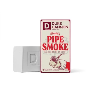Picture of DUKE CANNON - 01HOLIDAYSANTA Duke Cannon Supply Co. Big Brick of Soap Bar for Men Holiday Edition - Santa's Pipe Smoke (Smoky Vanilla & Amber Scent), 10 oz. (1 Pack) (EA)