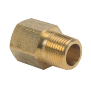 Picture of Brass Craft 120-8X BrassCraft 1/2 in. FIP pc X 1/2 in. D MIP Brass Pipe Adapter 1-1/2 in. L (EA)