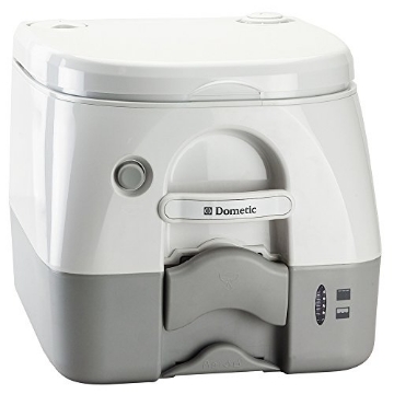 Picture of D7E 301097406 Dometic Sanitation Dometic 974 Portable Toilet 2.6 Gal Gray W/ Brackets (EA)
