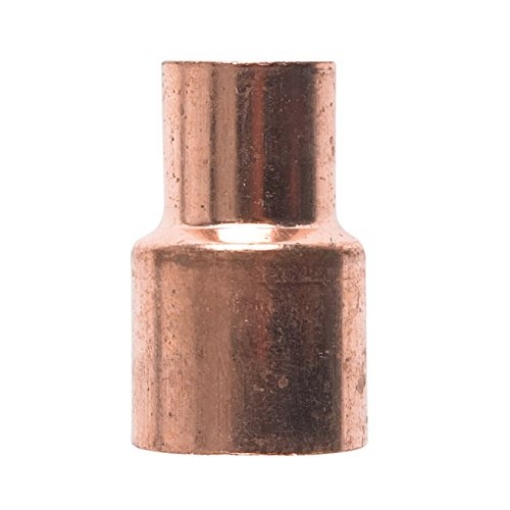 Picture of NIBCO INC W00765D Elkhart Products 101R 3/4X1/2 3/4" X 1/2" Copper Couplings With Stop (EA)