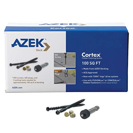 Picture of AZEK CTX100SFKO Azek 5957899 2.75 in. Torx TTAP Star Head Kona Metal Deck Screws 350 Per Box (EA)