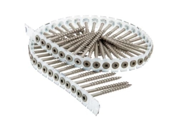 Picture of SENCO FASTENING SYSTEMS 08D250WK Senco Duraspin No. 8 Sizes X 2-1/2 in. L Square Flat Head Exterior Screws 1000 pk (EA)