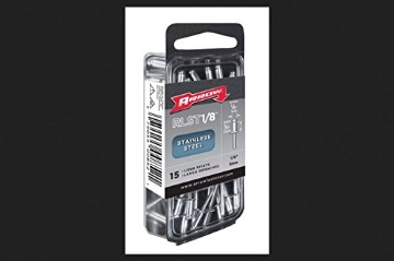 Picture of ARROW FASTENER CO LLC RLST1/8 Arrow Fastener RLST1/8 1/8" Long Stainless Steel Rivets 15 Count (EA)