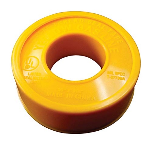 Picture of AA THREAD SEAL 01643031 B & K AA Thread Seal Yellow 260 in. L x 1/2 in. W Thread Seal Tape 0.1 oz. (EA)