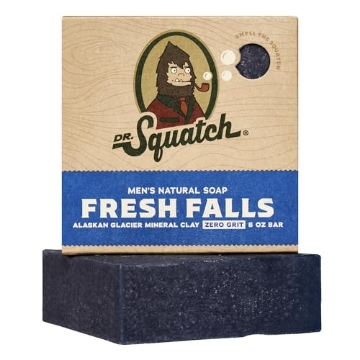 Picture of YETI PARENT HOLDINGS LLC RTLBARFFL-6-6 Dr. Squatch Men's Bar Soap - Fresh Falls - All Natural Bar Soap for Men - Smell like a Crisp Forest Waterfall (5 oz) (EA)