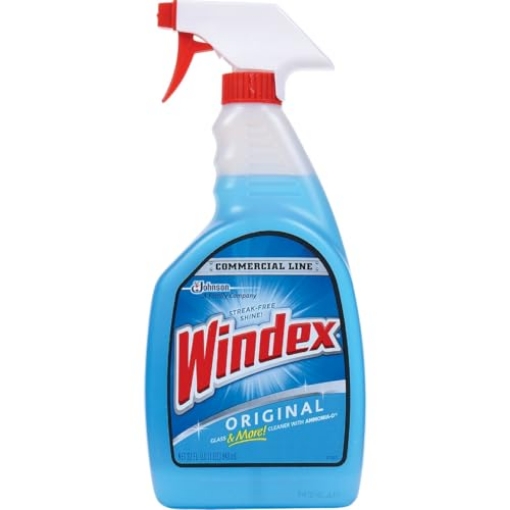 Picture of Windex 08521 Windex Original No Scent Glass Cleaner 32 Oz.Liquid - Case of: 12 (PK-12-EA)