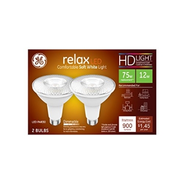 Picture of HENKEL LOCTITE 43096 GE Lighting Relax HD PAR30L Flood Light LED Light Bulb, 75-Watt Replacement, Dimmable, Medium Base, Soft White, 2-Pack (EA)