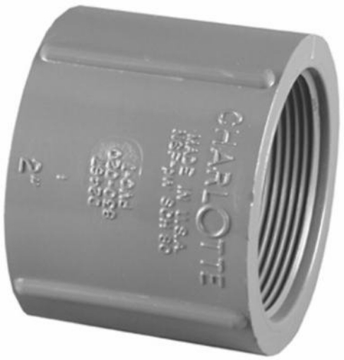 Picture of CHARLOTTE PIPE PVC 08102 1400 1" SCH80 TxT Coupling (EA)