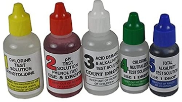 Picture of Jed Pool Tools 00-330 JED Pool Tools 00-330 4 Way Pool Test Kit Refill For No.486 (EA)