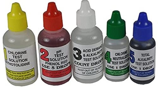 Picture of Jed Pool Tools 00-330 JED Pool Tools 00-330 4 Way Pool Test Kit Refill For No.486 (EA)