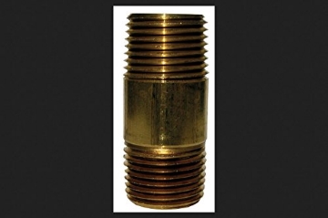 Picture of JMF COMPANY 47006 Jmf Nipple 1/4 " X 4 " Red Brass Bulk (PK-5-EA)