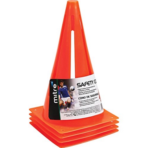Picture of MACGREGOR 40-16950 Mitre Safety Cones, Orange, 9" (EA)