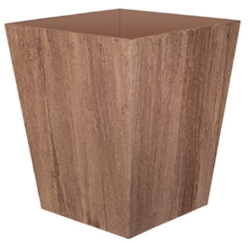Picture of SUNCAST 1619BP4 Suncast 16" Farmington Decorative Resin Flower Planter Pot - Contemporary Weather-Resistant Flower Pot for Indoor and Outdoor Use, Home, Yard, or Garden - Faux-Wood (EA)