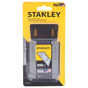 Picture of STANLEY Engineered Fastening 11-921A Stanley Hand Tools 11-921A 100 Pack Utility Knife Blades & Dispenser (PK-100-EA)