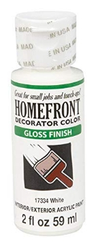 Picture of HOMEFRONT 17334 Homefront Gloss White Hobby Paint 2 oz. (PK-3-EA)