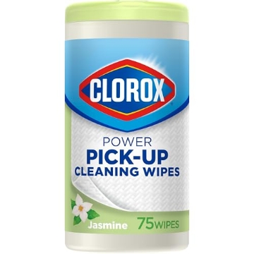 Picture of CLOROX(R) 32579 CLOROX Power Pick-Up Cleaning Wipes, Jasmine, 75 Paper Towel Wipes (Pack May Vary) (PK-6-EA)