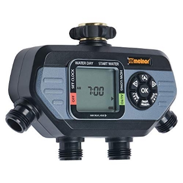 Picture of Melnor 73280 Melnor 73280 Digital Water Electronic Hose Timer, 4 Zone, Black/Gray (EA)