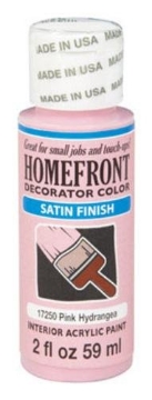 Picture of HOMEFRONT 17250 Homefront Paint Acrylic Interior Satin Pink 2 Oz (PK-3-EA)