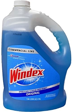 Picture of Windex 12207 Windex Commercial Line Glass Cleaner Refill, Blue Original, 128 fl oz (PK-4-EA)