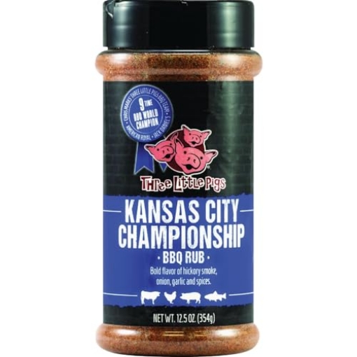 Picture of OLD WORLD CHRISTMAS INC OW85171 OLD WORLD SPICES & SEASONINGS 3 Little Pigs Kansas City Championship BBQ Rub 12.5 Ounce (EA)