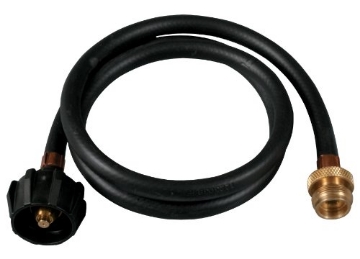 Picture of Char-Broil 7484633 Char-Broil 4-Foot Hose and Adapter, Black (EA)