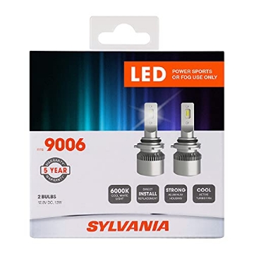 Picture of Sylvania Auto Lighting 9006SL.BX2 Sylvania 9006 LED Powersport Headlight Bulbs for Off-Road Use or Fog Lights - 2 Pack (EA)