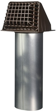 Picture of DEFLECTO RVHAB4 Deflecto Dryer Vent Hood Assembly Brown (EA)