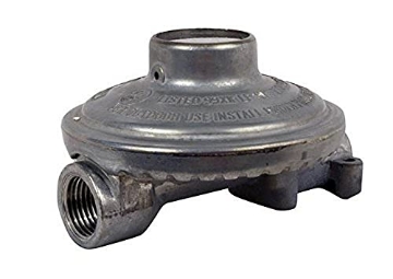 Picture of Mr. Heater, Inc. F273767 Mr. Heater F273767 Propane Low Pressure LP Regulator 1/4' female pipe thread inlet and a 3/8' female pipe thread outlet,Multicolored,Regular (EA)