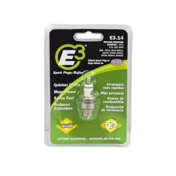 Picture of E3 SPARK PLG E3.14 E3 Spark Plugs E3.14 Premium Spark Plug for 2- and 4-Cycle Engines, Enhanced Performance and Fuel Efficiency, 14mm, 0.500" Reach, Pack of 1 (EA)