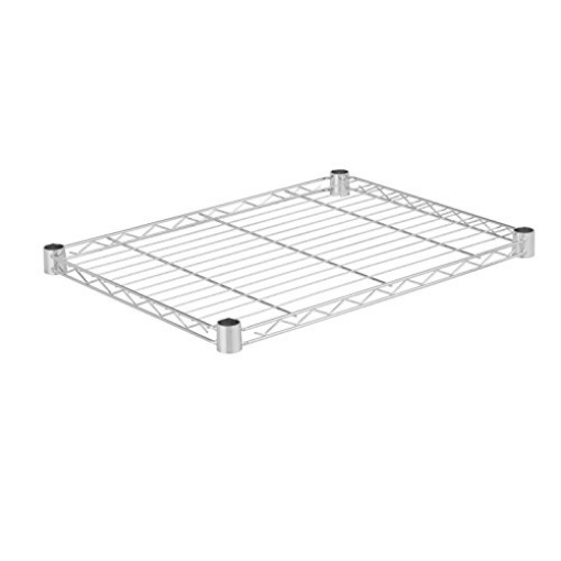 Picture of Honey Can Do SHF250C1824 Honey-Can-Do SHF250C1824 Steel Shelf for Urban Shelving Units, 250-Pound Capacity, Chrome, 18L x 24W (EA)