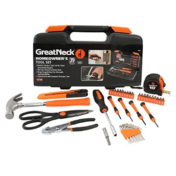 Picture of GREAT NECK SAW MFG CO 73802 39 Piece Homeowner's Tool Set (EA)