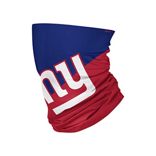 Picture of TEAM BEANS LLC 194751392559 FOCO NFL New York Giants Neck Gaiter, One Size, Big Logo (EA)