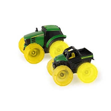 Picture of TOMY INTERNATIONAL 37813 TOMY Monster Treads Lightning Wheels - Includes 1 John Deere Miniature Monster Truck Toy - Gator or Tractor Toy (Vehicle May Vary) - John Deere Toys (EA)