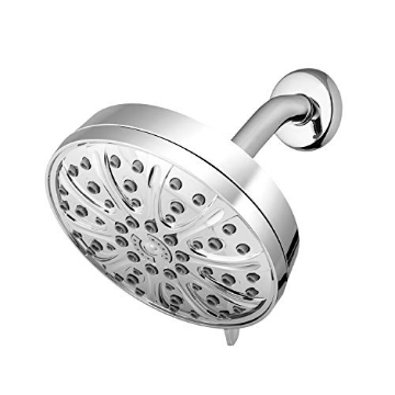 Picture of Waterpik XMT-633E Waterpik XMT-633E High Pressure 6-Mode Rain Shower Head With PowerPulse Massage, 1.8 GPM, Chrome (EA)