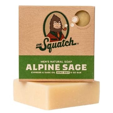 Picture of YETI PARENT HOLDINGS LLC WH-BAR-ALP-01 Dr. Squatch All Natural Bar Soap for Men with Zero Grit, Alpine Sage (EA)