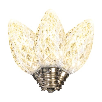 Picture of Vickerman XLEDC71T-25 Vickerman C7 LED Warm White Faceted Twinkle Bulb, Package of 25 (EA)