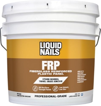 Picture of PPG-LIQUID NAILS FRP-310 3.5GALL Liquid Nails Fiberglass Reinforced Panel Adhesive (FRP-310) 3.5 gal, White, 3.5 gallon (EA)
